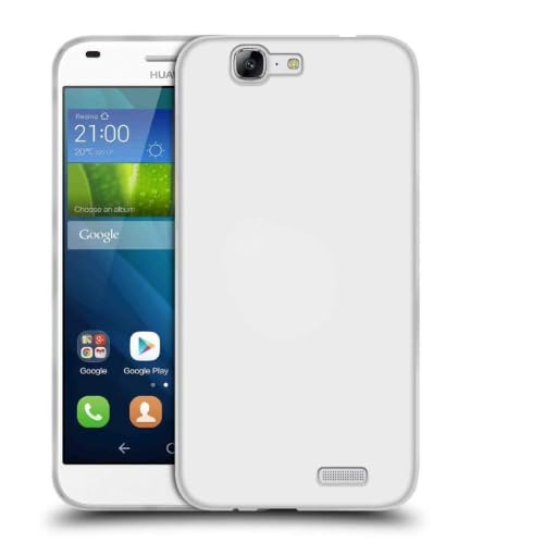 REY 3X Funda Carcasa Gel Transparente para Huawei Ascend G7, Ultra Fina 0,33mm, Silicona TPU de Alta Resistencia y Flexibilidad