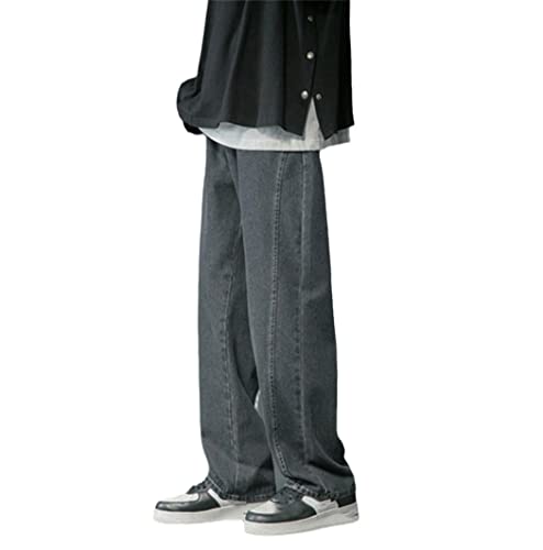 Jean homme coupe droite fini les pantalons ternes grâce au style patchwork noir