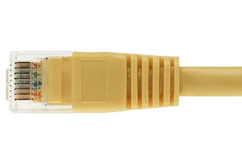 Cable de red UTP Cat 5E 1ft amarillo miniatura 5