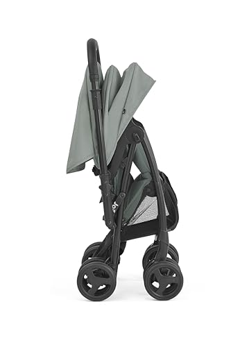 Image of Joie Mirus Lightweight Baby Stroller - Pram with Reversible Handle, Hand Brake and One-Hand Fold, Buggy for Kids 0-3 Years (Upto 15 Kg) - Celeste