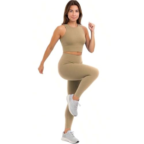 Kit 2 Legging Blackout Zero Transparência Cós Alto Feminina Modella (BR, Alfa, M, Regular, Regular,