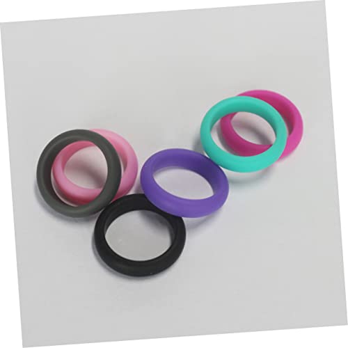 3 anillos de silicona flexibles para mujer deportivos y de moda miniatura 6
