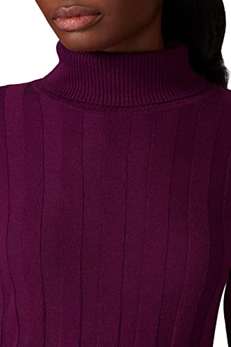 Image of Rent The Runway Pre-Loved Purple Ribbed Turtleneck