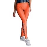 FOCO Denver Broncos NFL Womens Solid Wordmark Leggings