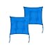Cojines Acolchados de sillas de Cocina, terraza, jardín, balcón, Comedor. Tamaño 40 x 40 x 5cm. Cojines Asiento para sillas (Azul, Pack 2 Cojines)