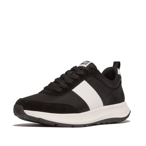 FitFlop F-Mode Flow Mens Fabric/Suede/Leather Sneakers3