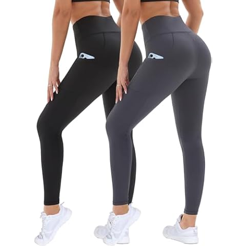 DDOBB High Waisted Leggings with Pockets Cover