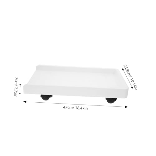 Soporte móvil para CPU DOITOOL, 1 unidad, con ruedas freno, base rodante para torre de PC bajo escritorio, para pisos alfombrados, flujo de aire y estabilidad miniatura 3