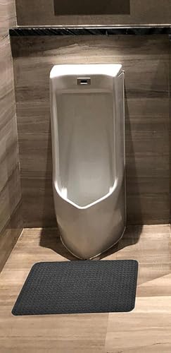 DLOVE 小便器マット トイレマット フロアパッド トイレカーペット トイレ足元マット 人気 滑り止め 吸水 小便器マット おしっこパッド 男性用トイレ用 商業スプラッシュマット 抗菌 防臭 二層防水 滑り止め 浴室 ホテル 学校 会社用 (1PCS,グ