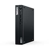 12TD000FGE Lenovo ThinkCentre M70q Gen 5 Intel Core™ i5 i5-14500T 16 Go DDR5-SDRAM 512 Go SSD Windows 11 Pro Mini PC Noir