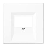 jung abdeckungen steckdosen Schalterprogramm Jung LS969TWW Abdeckung für TAE-Anschlussdose