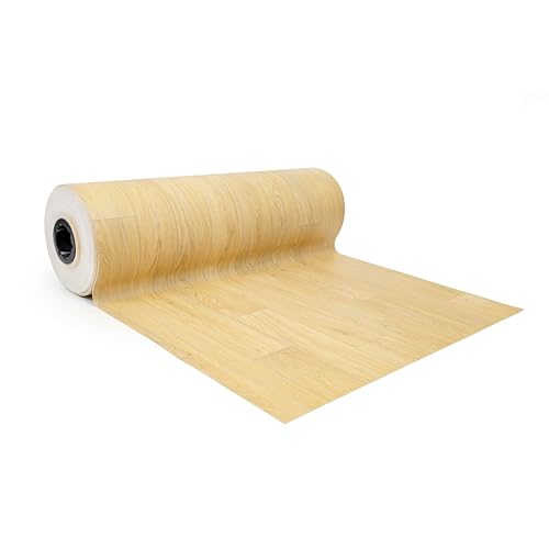 GIURI TESSUTI - Pavimento in PVC - Rivestimento per superfici in Vinile Impermeabile con texture Antiscivolo e supporto in Schiuma ad Alta Resilienza (AL METRO, DARSY WARM)