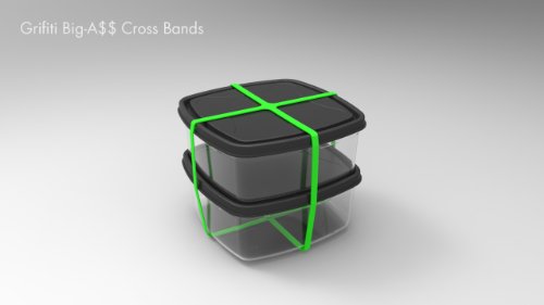 Grifiti Band Joes X Cross Style 9" 20 Pack Books, Camera Lens, Art, Cooking, Wrapping, Exercise, Bag Wraps, Dungies Replacements, And Made With Silicone Instead Of Rubber Or Elastic #TOP3