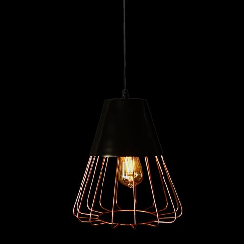 Image of Lexton Hanging Pendant Light Diamond Cluster, Ceiling Lights for Home Decoration, Room Light, Chandelier for Living Room Modern Diwali Decoration Items - Black (Pack of 1) (Bulb Not Included)