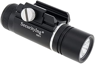 SecurityIng 320LM Rail Mounted Compact Pistol Light, Waterproof Mini Tactical Gun Flashlight Weapon Light Handgun Torch for Picatinny MIL-STD-1913