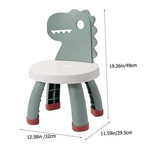 Stool Chair 2Pcs 'S Chair Chairs For Kids Green Chair Stool Chairs Small Bench Floor Mat Pvc Green Baby Household Portable Stool #TOP7