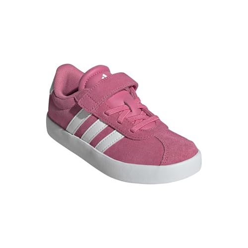 Image of adidas Kids' VL Court 3.0 Elastic Lace & Strap Shoe