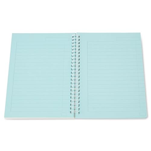 Crossbow Education Tinted A5 Spiral Bound Notebook – Dyslexia & Visual Stress Friendly (Aqua)