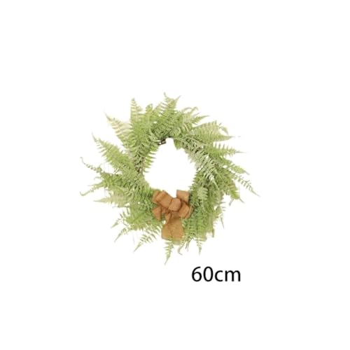 Couronne de fleurs et décoration extérieure de Noël avec nœud papillon - 3