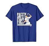 Kiké Hernandez - Safety First - Los Angeles Baseball T-Shirt