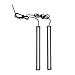 LEMONBEST 2 x New 17cm General 6W Super Bright COB Bulb Car LED RED Daytime Running Light DRL Driving Lamp black housing
