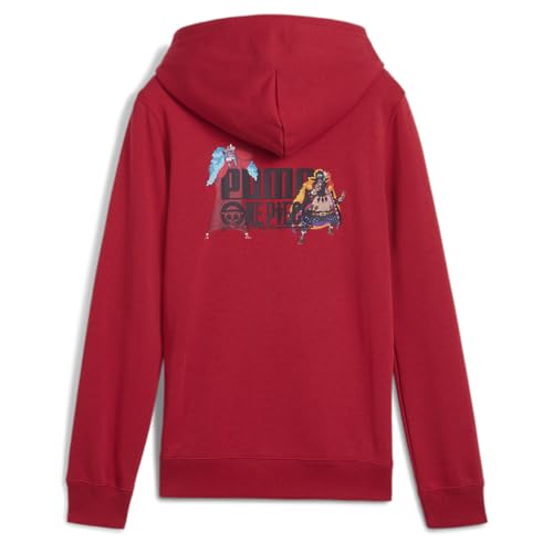 PUMA Kids Boys Op X Graphic Hoodie Athletic Outerwear Casual - Red2