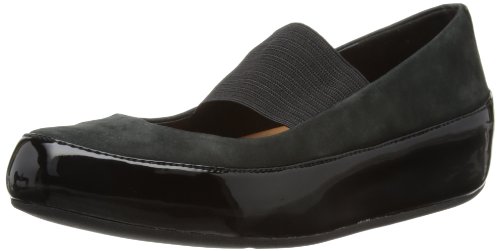 FitFlop Women's Due Nubuck Ballet Flat