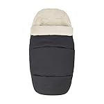 Maxi-Cosi kuschelig weicher 2-in-1 Fußsack, geeignet für alle Maxi-Cosi Kinderwagen, auch als Sitzpolster verwendbar, schwarz