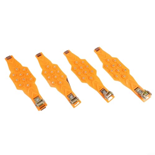 Cadenas de nieve 4 unidades para coche y SUV con clavos de acero 3