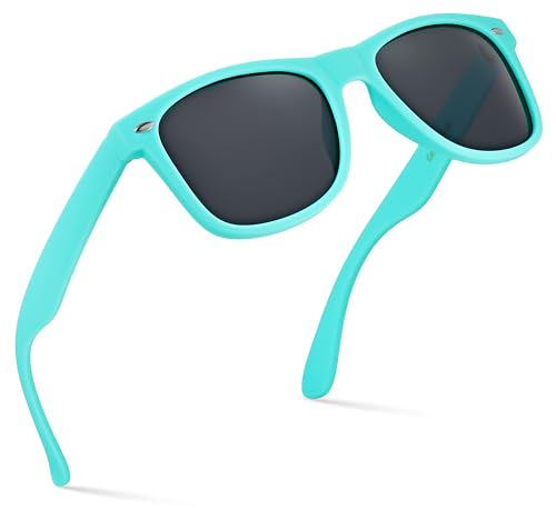 Retro Rewind Polarized Sunglasses for Men and Women - UV Protection Classic Mens Womens Sun Glasses - Cool Vintage 80s Shades