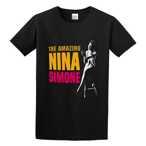 Photo de DUOduoAi Nina Simone The Amazing Nina Simone Mens 100% Cotton Tshirt Size L