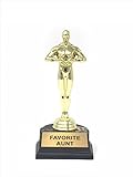 aahs!! Engraving Favorite Person Trophies - 7' H x 3.25' L x 3.25' W (Favorite Aunt)