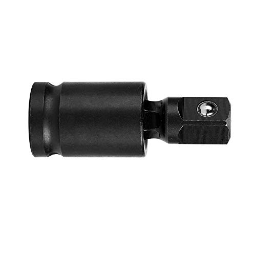 Fafeicy Joint Universel D'entraînement, Acier chromé Moly, Rotation à 360 Degrés, Compatible avec clé Pneumatique et Outils de Réparation Automobile (1/2 pouce)