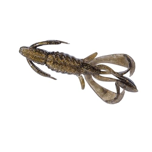 10PCS Soft Lures Floating Design with Hook Slot Built in Strips for Perch Anglers Soft Fishing Lures