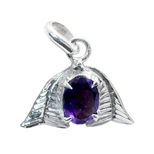Pendentif en argent améthyste violette, le cadeau fait main idéal pour elle