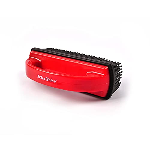 Maxshine Car Carpet Lint And Hair Removal Brush – Made Of Innovative Electrostatic Rubber Bristles, Excellent Ability To Picking Up Hairs On Carpet #TOP1