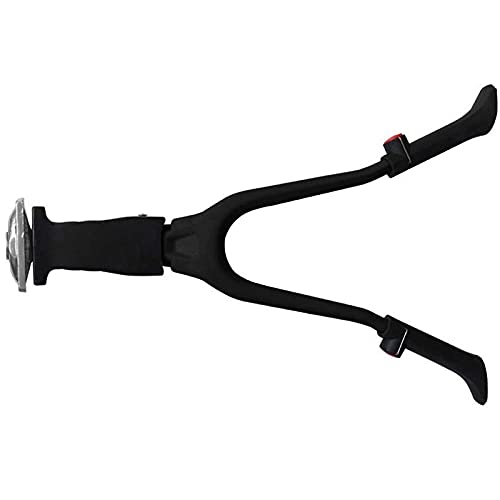 Béquille pour entretien de vélo pliable à double pied et fixation centrale