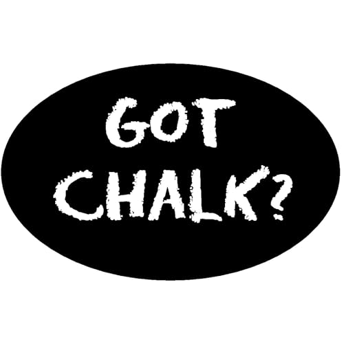 CafePress Got Chalk Oval Sticker #1 Oval Bumper Sticker Car Decal - Thumbnail 2