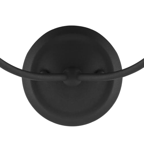 Image of Crystorama Libby Langdon Sylvan 2 Light Black Forged Bathroom Vanity