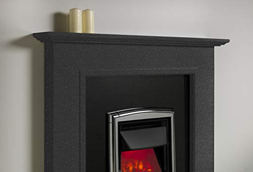 Rust-Oleum 7991830 American Accents Stone Textured Spray Paint-Black Granite (340 grams/Can)