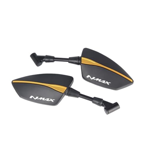 YUEXIALI �ɓK������ NMAX 160 155 125 150 �I�[�g�o�C�̃��A�r���[�o�b�N�~���[�T�C�h�~���[(Yellow)