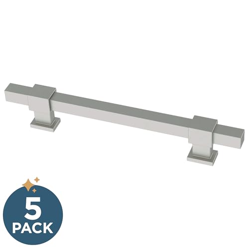 Franklin Brass Square Bar Adjustable Cabinet Pull, 1-3/8" to 6-5/16" (35-160mm), 5-Pack, Satin Nickel P44368-SNM-B by Franklin Brass - Used condition - Image 6