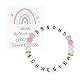 WUSJCOF Große Schwester Armband - Geschenk zur Geburt für Geschwister - Ich Werde Große Schwester Geschenk