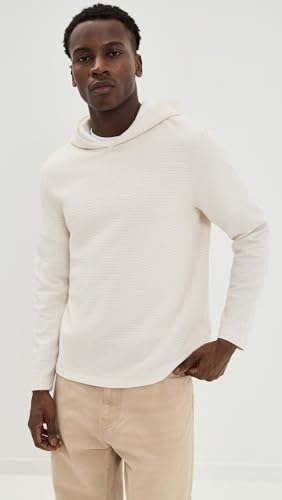 Vince Men's Varigated Striped Double Face Hoodie2