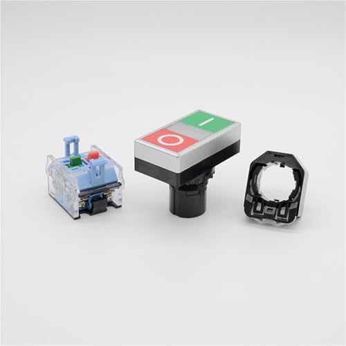 Interruptor de botón doble HD8-11RG con dos controles mecánicos abiertos 2