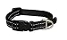 Reflective Dog Collar for Medium Dogs, Adjustable from 12-15 inches, Black