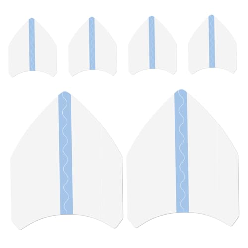 Kisangel 6pcs Invisible Thigh Chafing Breathable Friction Comfortable Rubbing Prevention Durable and Versatile Design for All Day Protection