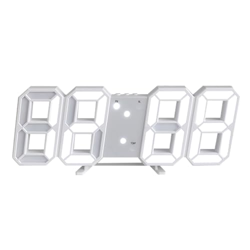 Relógio De Parede Digital, Relógio De Mesa Digital Minimalista Com LED, Alarme Digital, Relógio De P