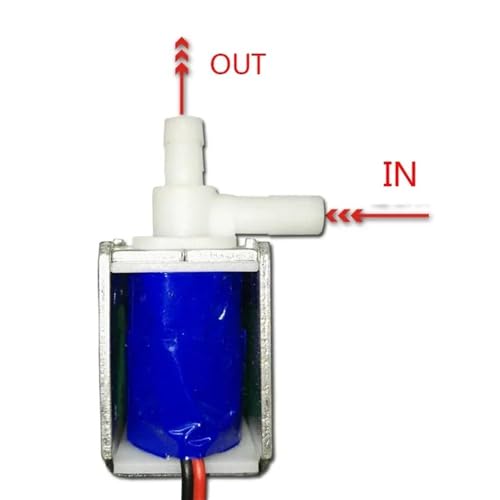 Mini électrovanne DC 24V normalement fermée eau air débit 7 L/Min