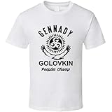 BUXIHUANE GGG Gennady Golovkin T-Shirt Graphic Tee for Men White XXL